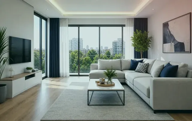 Mersin ev temizliği modern salon